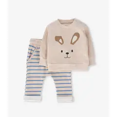 4KIDS - Buzo recién nacido con conejo beige 4 Kids