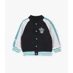 BLACK AND BLUE - Chaqueta bebé bomber azul marino