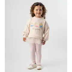 4KIDS - Conjunto bebé dancing friends beige 4 Kids