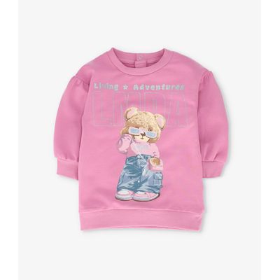 Imagen 2 del producto Conjunto bebé con oso palo rosa