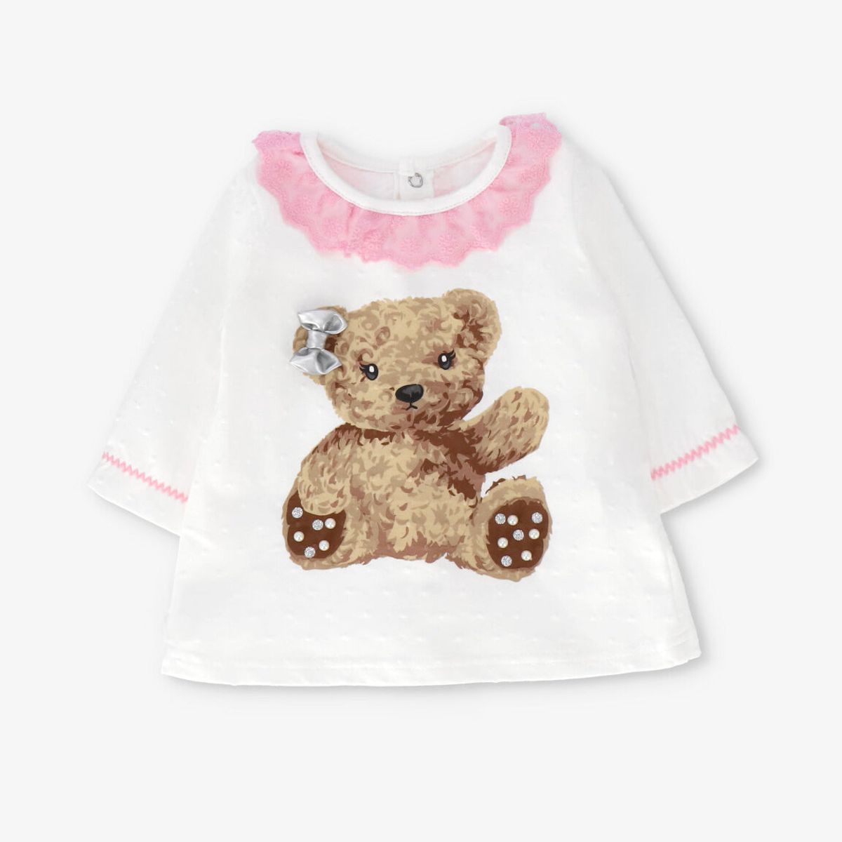 LIMONADA - Conjunto recién nacida con oso rosado Limonada