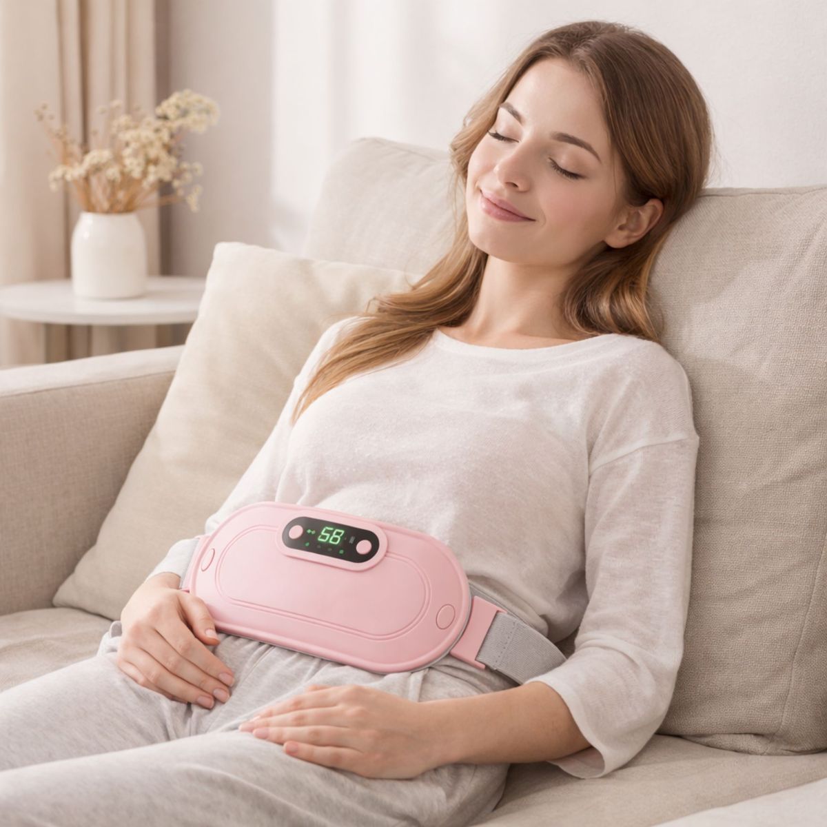 MOVI - Cinturón para el Alivio Inmediato de Cólicos y Dolores Menstruales - Bienestar y Comodidad Total