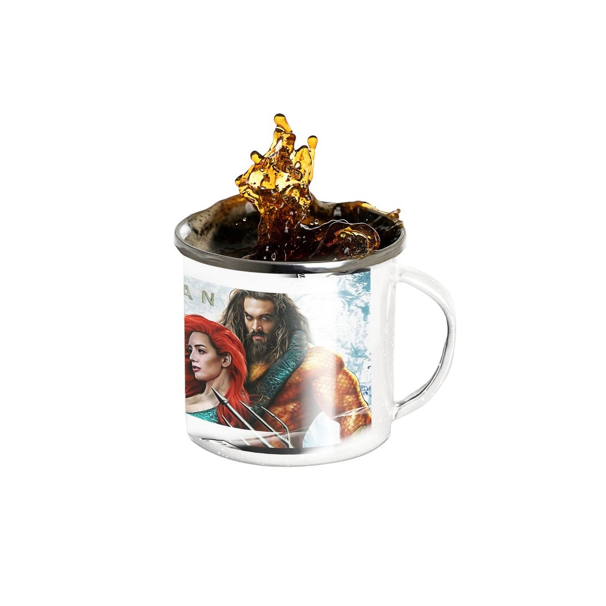 GENERICO - Taza Enlozada Reino de Atlantis - Aquaman