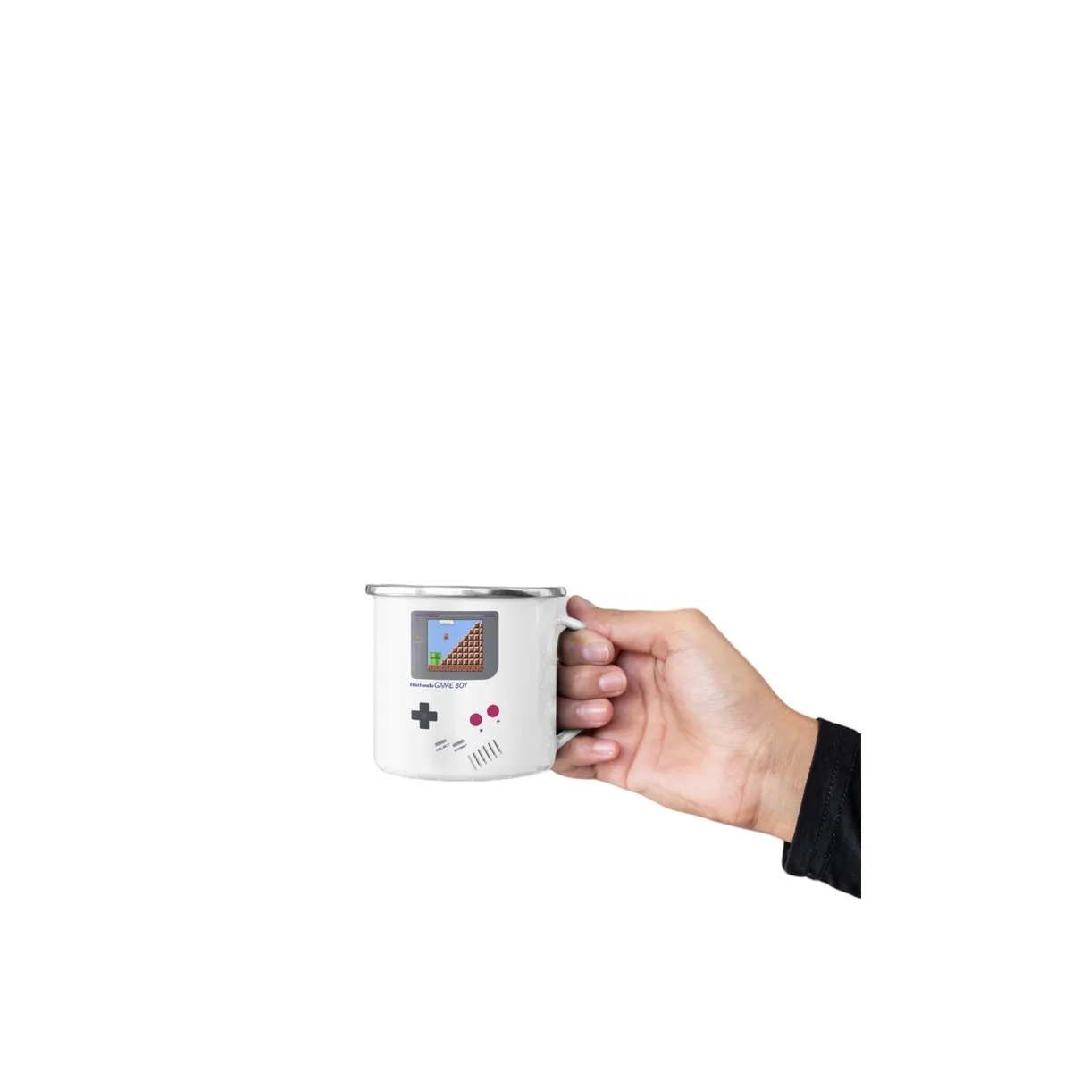 GENERICO - Taza Enlozada Nintendo Game Boy - Retro Gaming