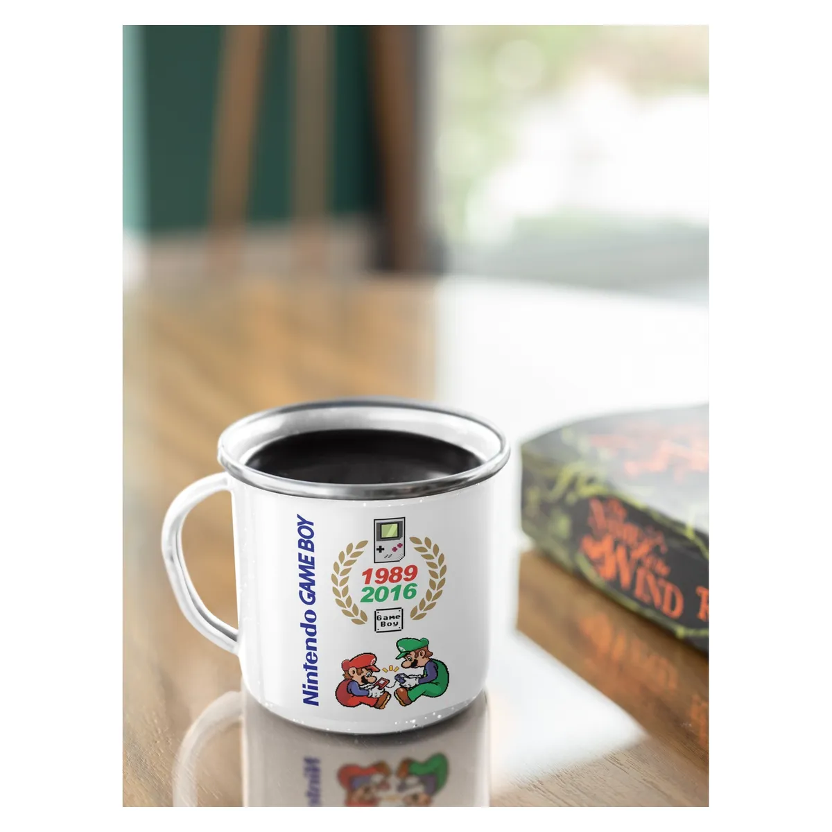 GENERICO - Taza Enlozada Nintendo Game Boy - Retro Gaming