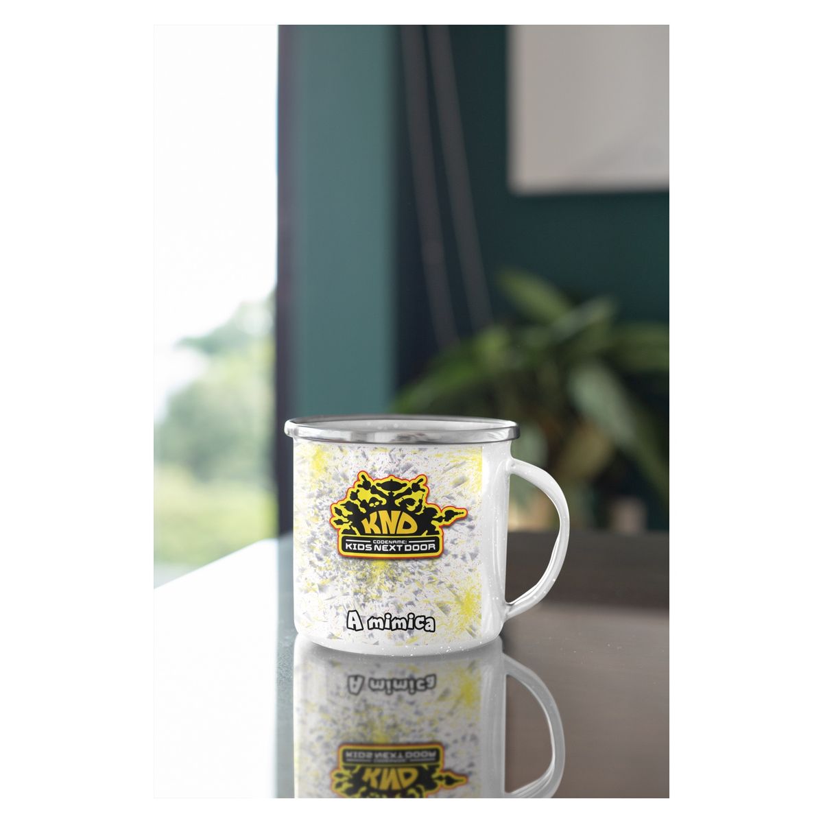 GENERICO - Taza Enlozada Número 5 Los Chicos del Barrio KND