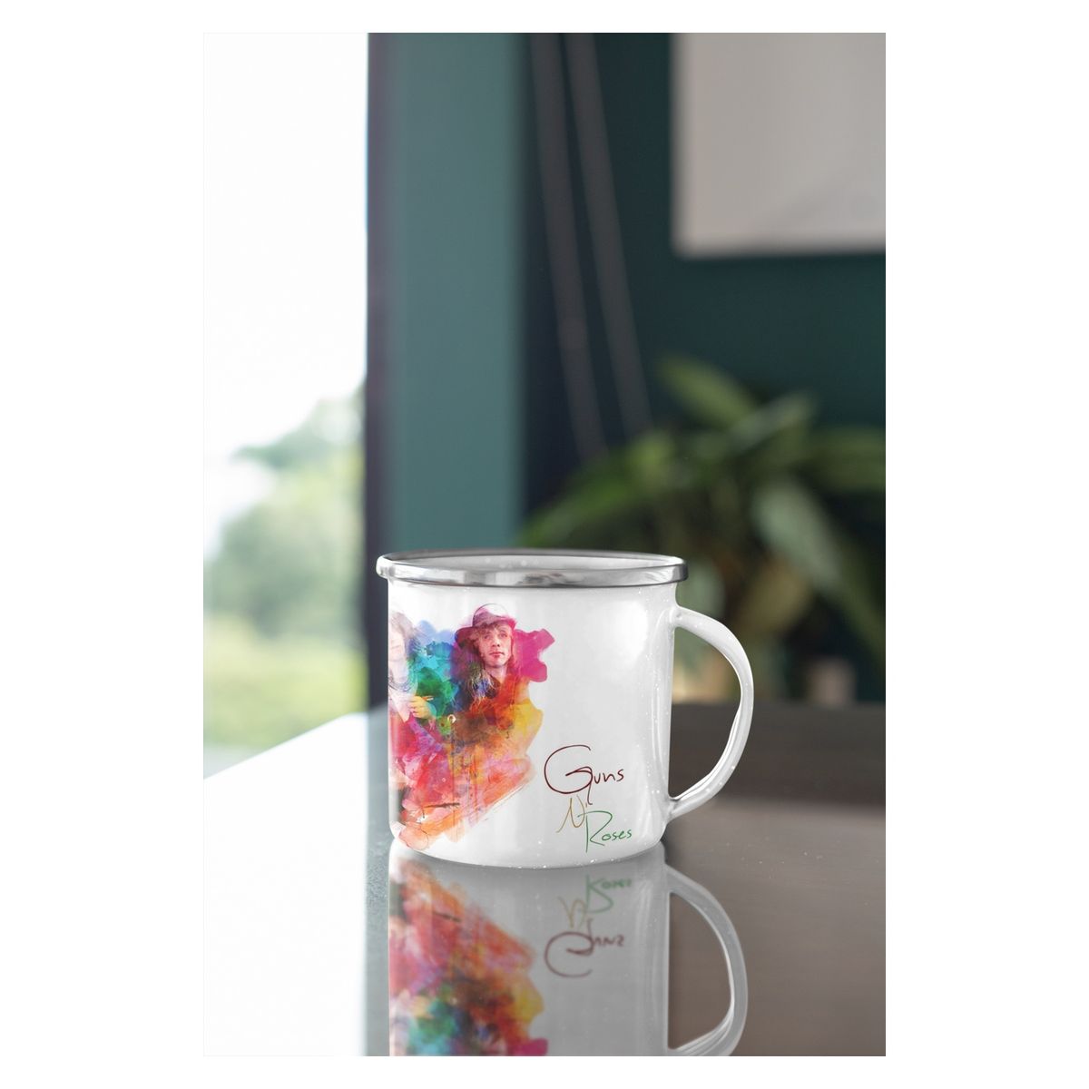 GENERICO - Taza Enlozada Guns N Roses - Rock Inmortal