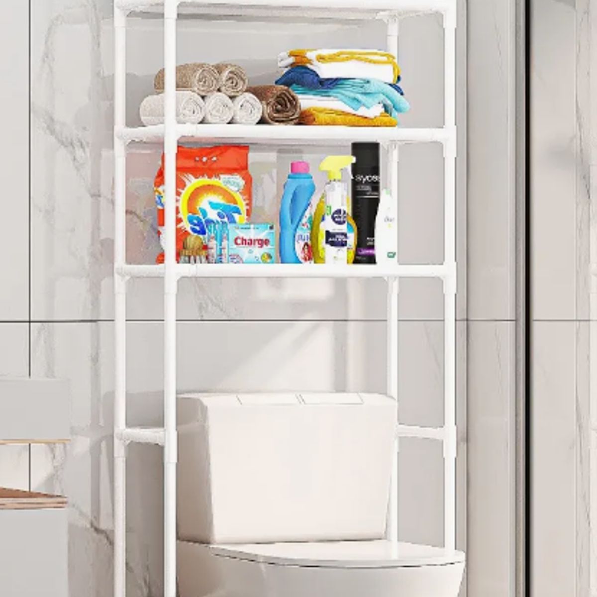 GENERICO - Organizador De Baño Mueble Sanitario Estante3 Niveles
