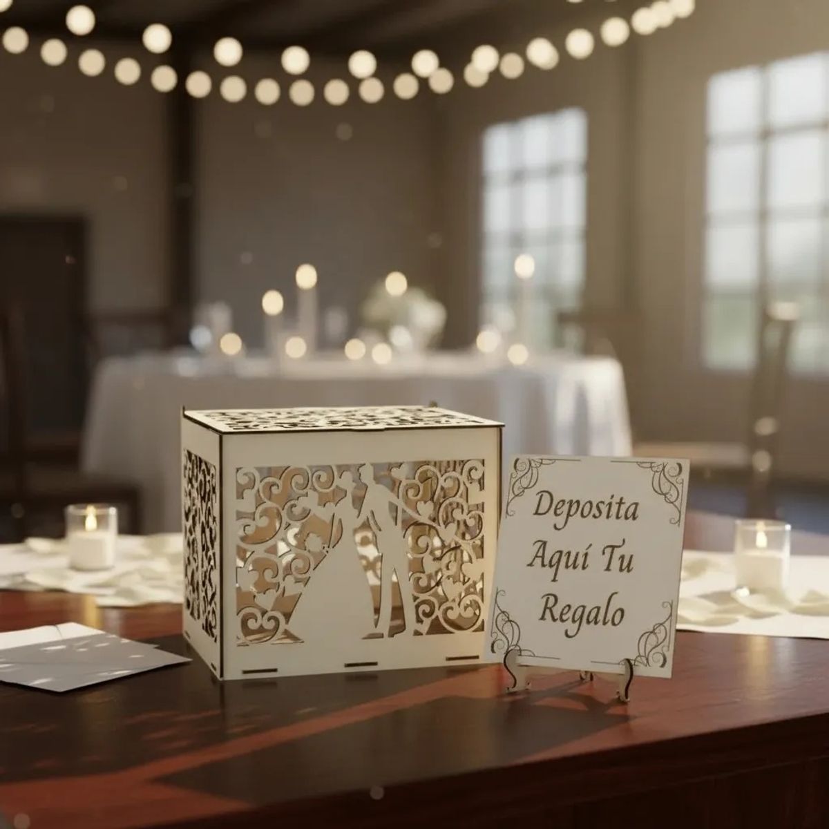 GENERICO - Caja Para Sobres Matrimonio