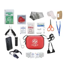 MOVI - KIT DE EMERGENCIA BASIO O PERSONAL CON 55 PIEZAS INCLUYE POWER BANK