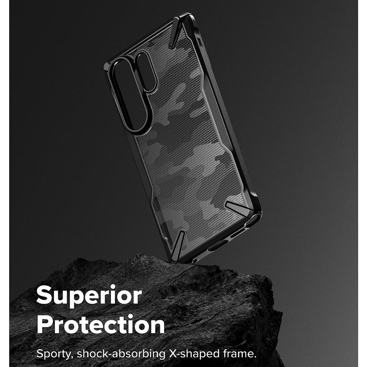 GENERICO - Carcasa Ringke Fusion-X Para Samsung S26 Ultra - Camo Black