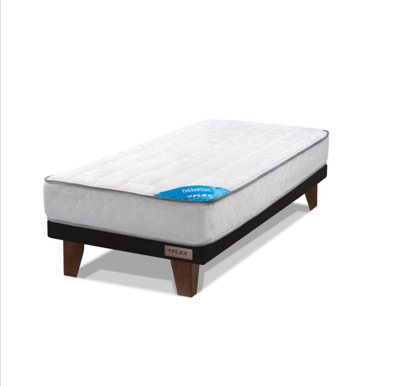Cama Europea Flat Therapedic New 1.5 plazas