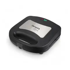 AIWA - Tostadora Sandwichera Acero Inoxidable Doble 700W