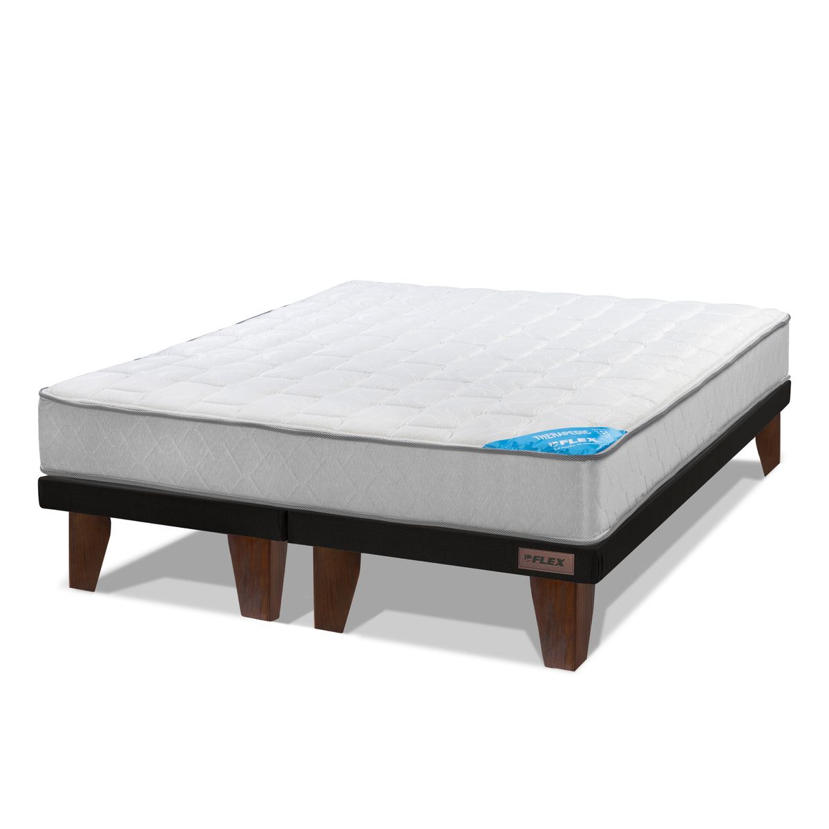 FLEX - Cama Europea Flat Therapedic New 2 plazas B/D