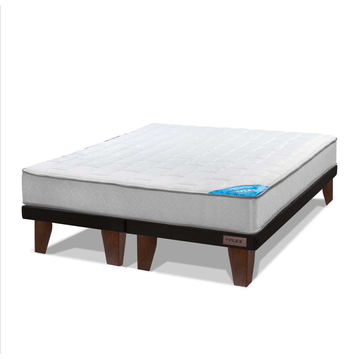 FLEX - Cama Europea Flat Therapedic New 2 plazas B/D