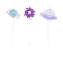 GENERICO - Velas planetas 3pcs 11cm
