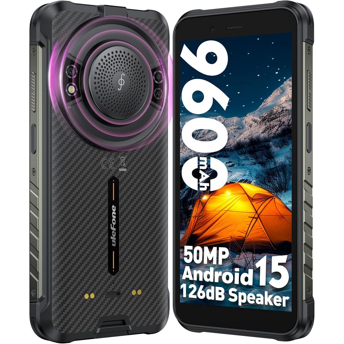 ULEFONE - Ulefone RugKing Celular 16GB+256GB Android 15 Smartphone