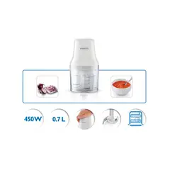 PHILIPS - Picadora Procesadora de Alimentos 450W