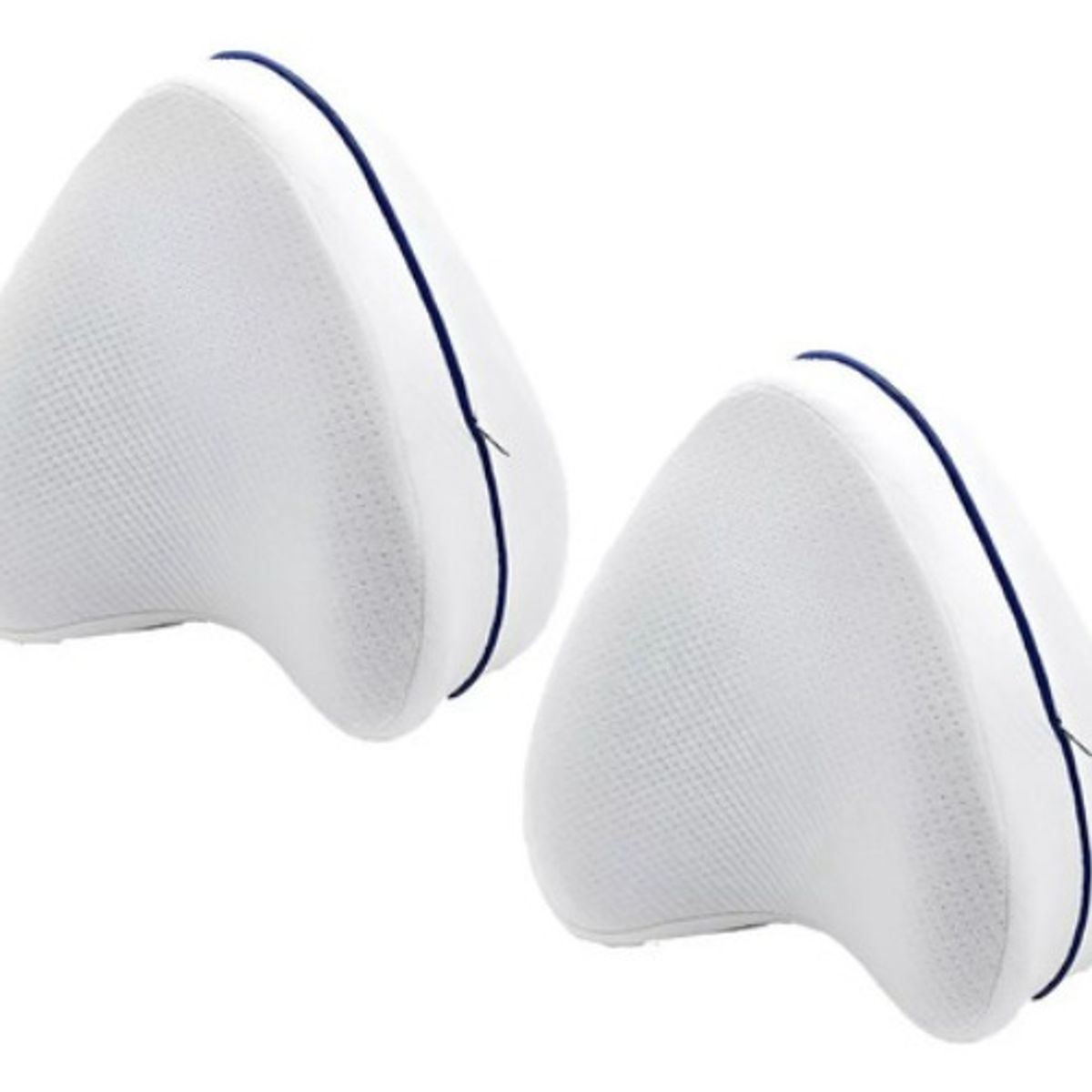 GENERICO - Pack X2 Cojín Almohada Ortopédica Piernas Viscoelástica Blanco - 228242 X 2