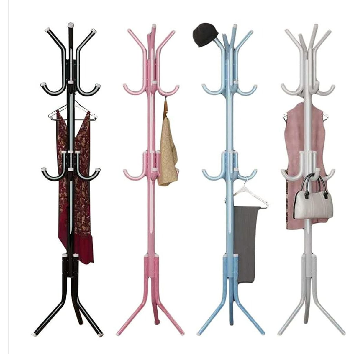 GENERICO - Perchero De Pie Colgador Ropa Accesorios 175cm Metalico