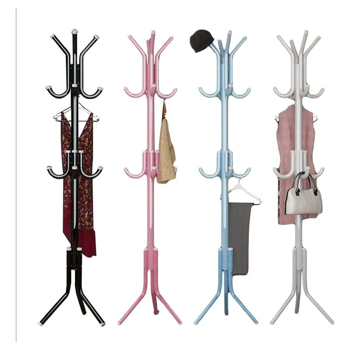 GENERICO - Perchero De Pie Colgador Ropa Accesorios 175cm Metalico