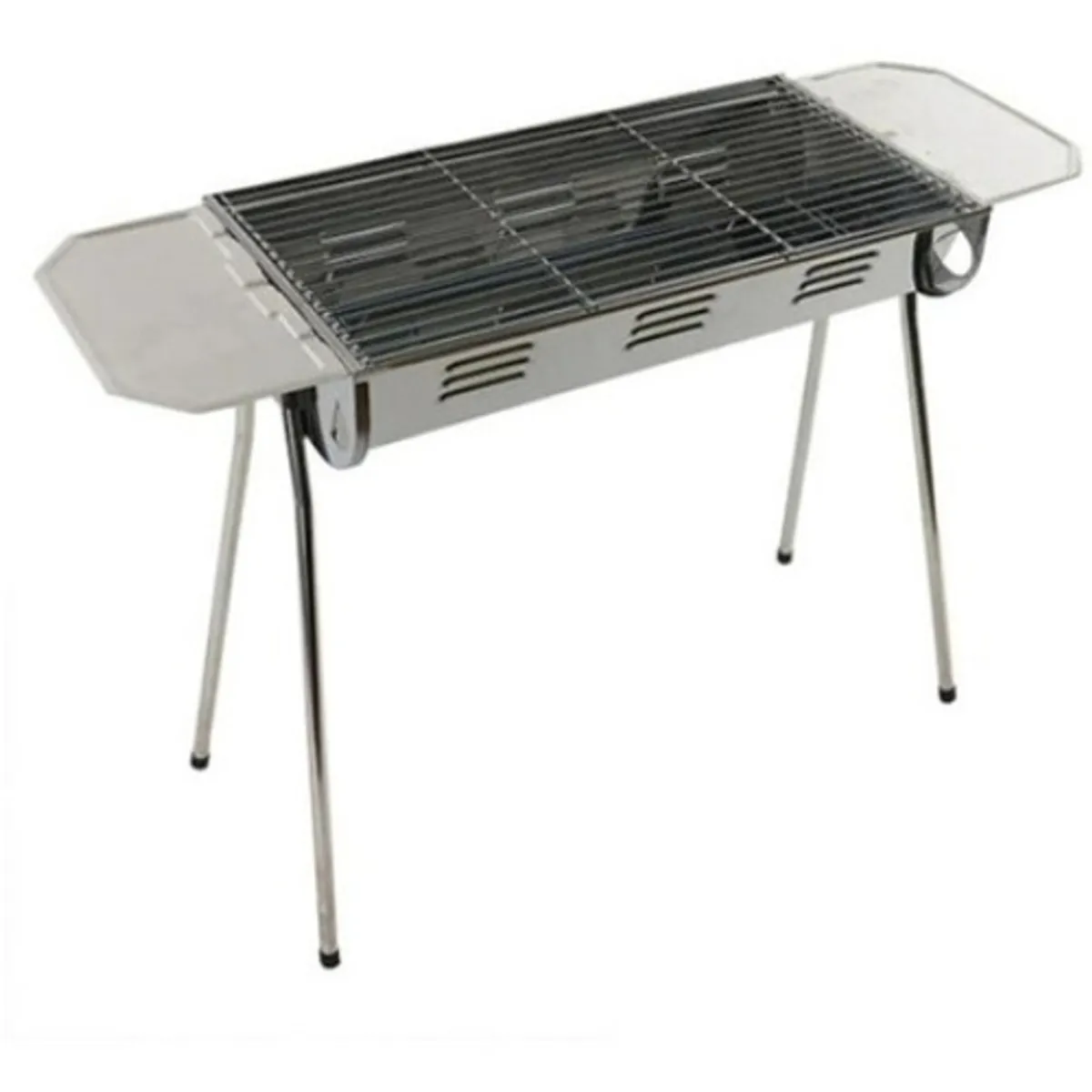 GENERICO - Estufa Parrilla Parrillera Plegable Barbacoa Asado Portatil Plata - 262232