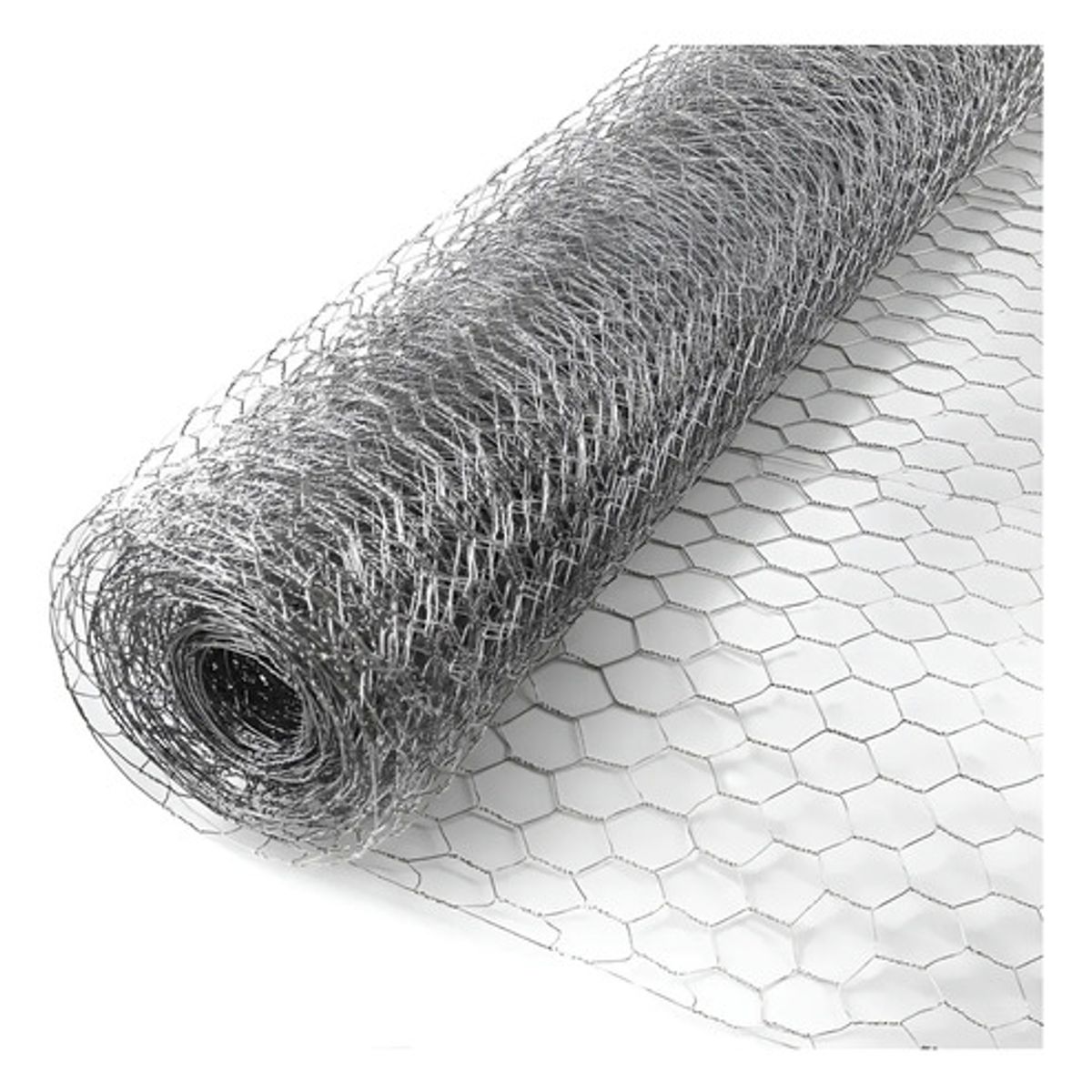 Malla Hexagonal Gallinera 1mt Alto X 20mt Largo Acero Gris, marca GENERICO - Foto Principal