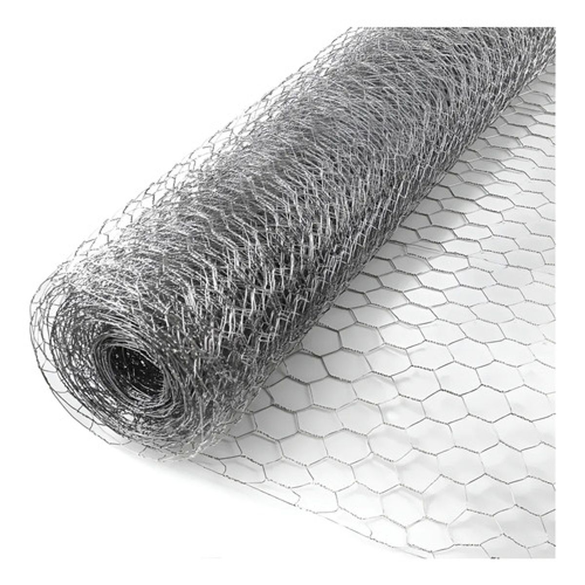Malla Hexagonal Gallinera 1mt Alto X 20mt Largo Acero Gris, marca GENERICO - Foto Principal