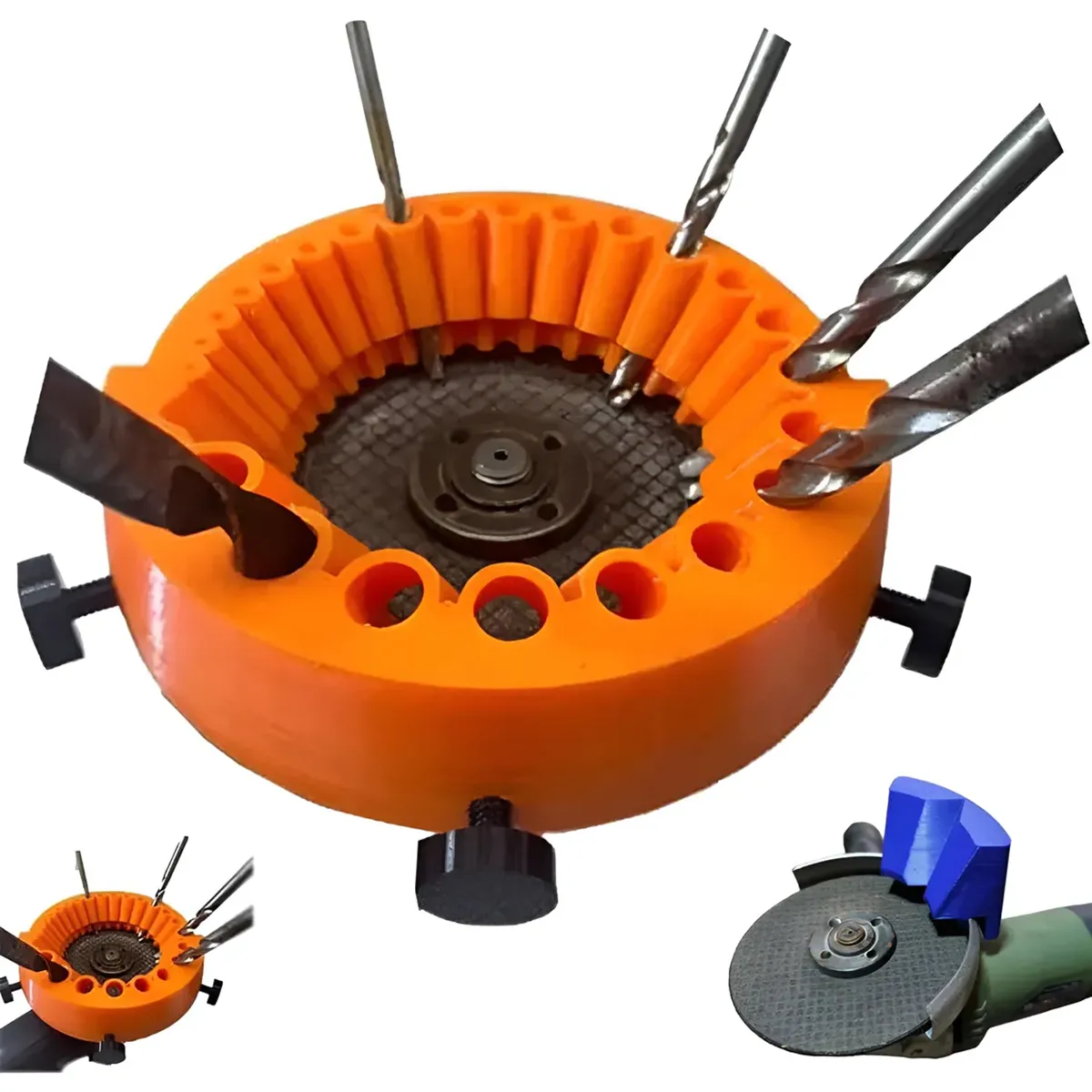 GENERICO - Afilador De Brocas,brocas De 2 A 13 Mm Para Moler 125 Mm Naranja 1