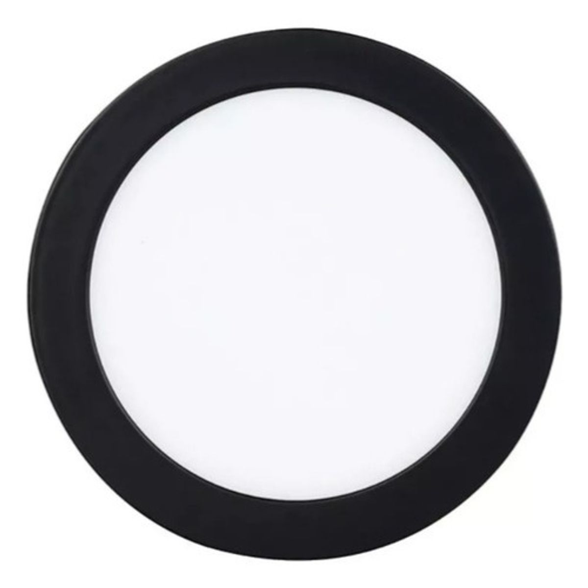 GENERICO - X10 Foco Led Negro 12w Redondo Sobrepuesto Luz Fria Plafon Negro - 003366