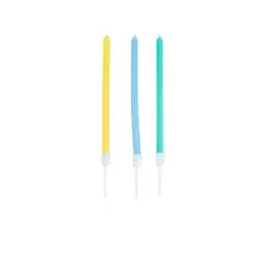 GENERICO - Set de velas de colores 6pcs 20cm