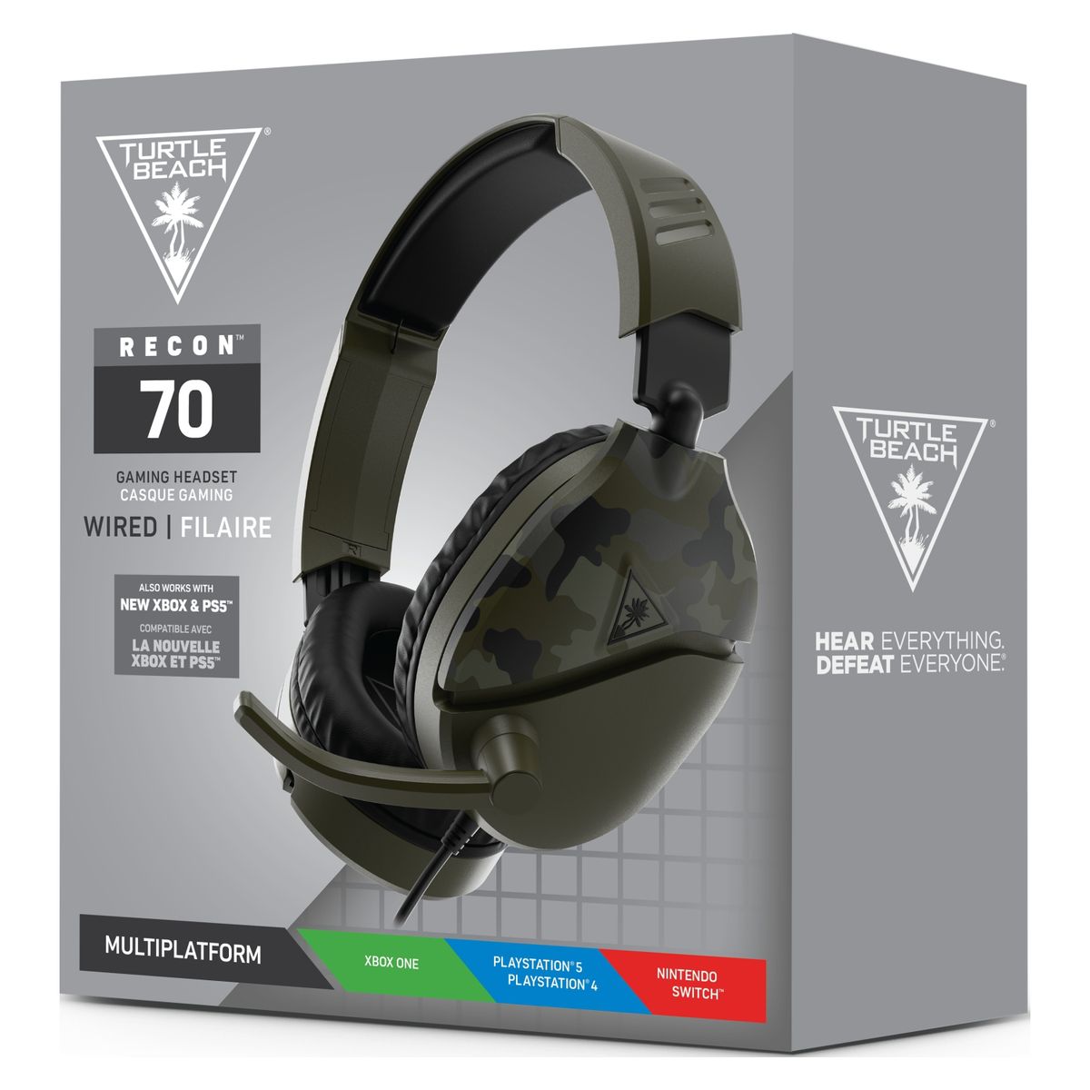 TURTLE BEACH - Audífono Gamer Earforce Recon 70P Green Camo Turtle Beach