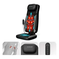 EVERSO - Masajeador De Espalda Electrico Asiento Casa Auto Portatil