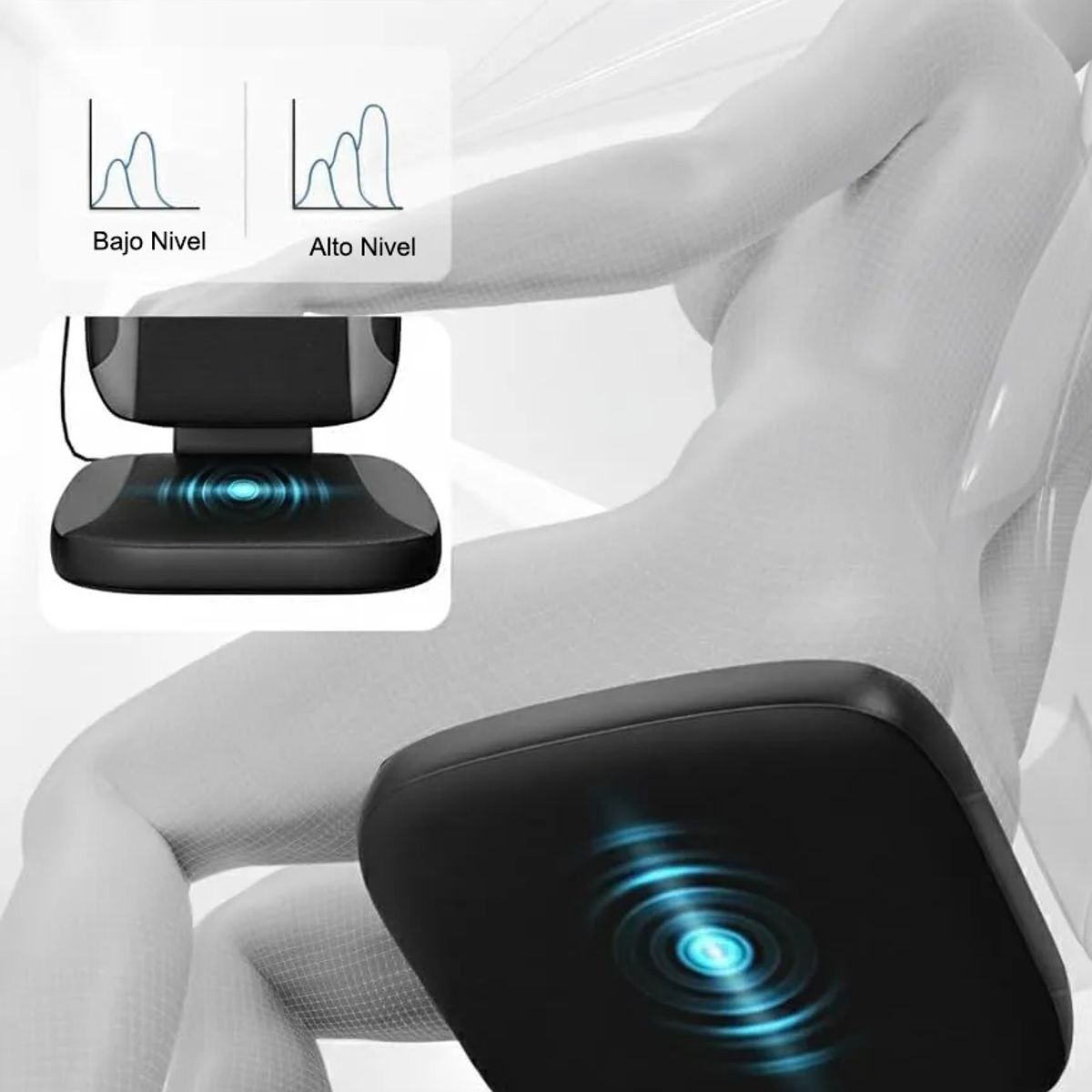 EVERSO - Masajeador De Espalda Electrico Asiento Casa Auto Portatil