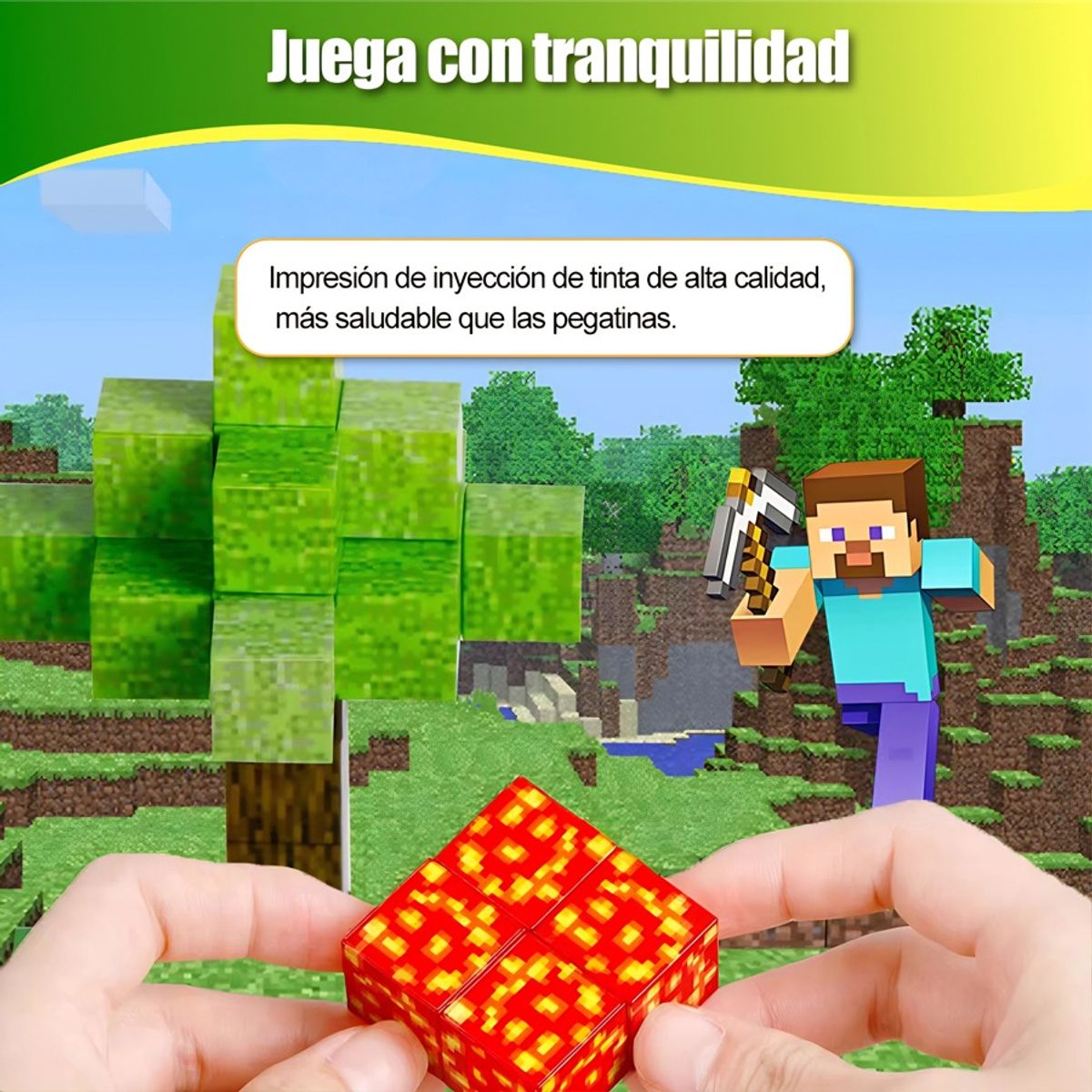 GENERICO - Bloques De Construcción Fuerza Magnética Colocar 128 Piezas