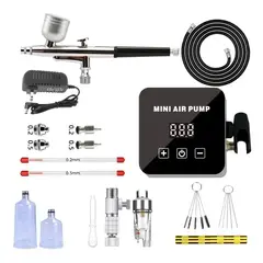 EVERSO - Kit Aerógrafo 0.20.5mm Punta Pistola Multiu De Pintura