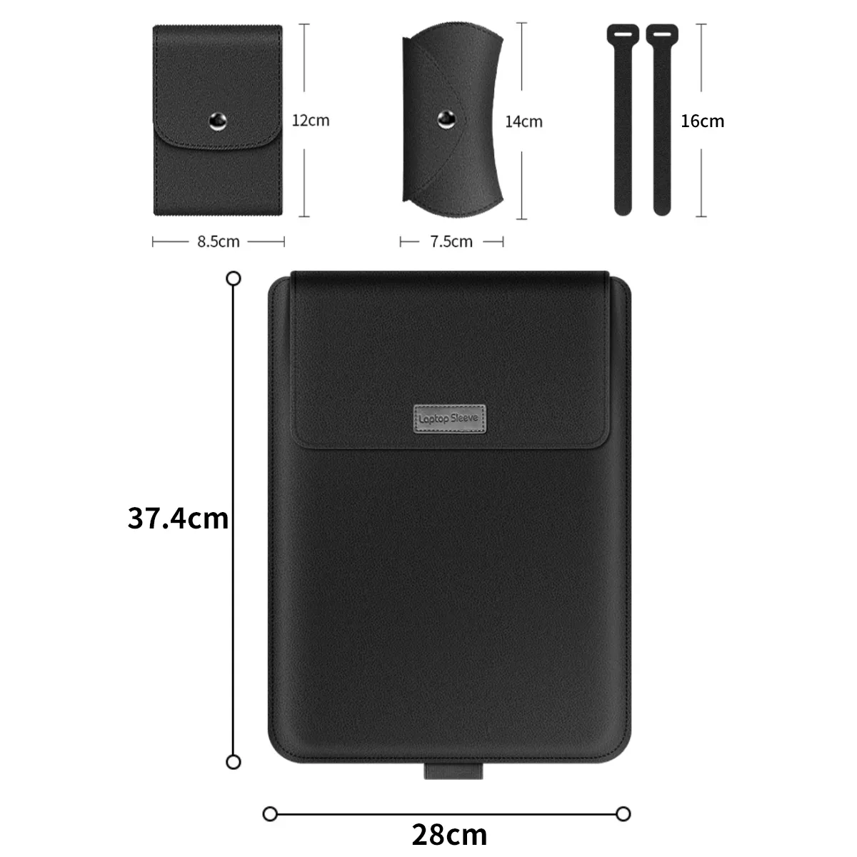 KINDA NICE - Funda Universal Para Laptop 15.4 / 15.6 / 16.1 Negro