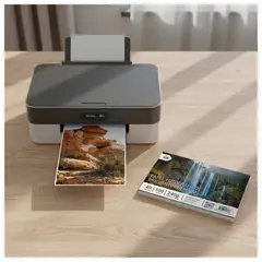 MALIK - 200 Hojas Papel Foto 10x15 240gr - Pack Doble Calidad Lab