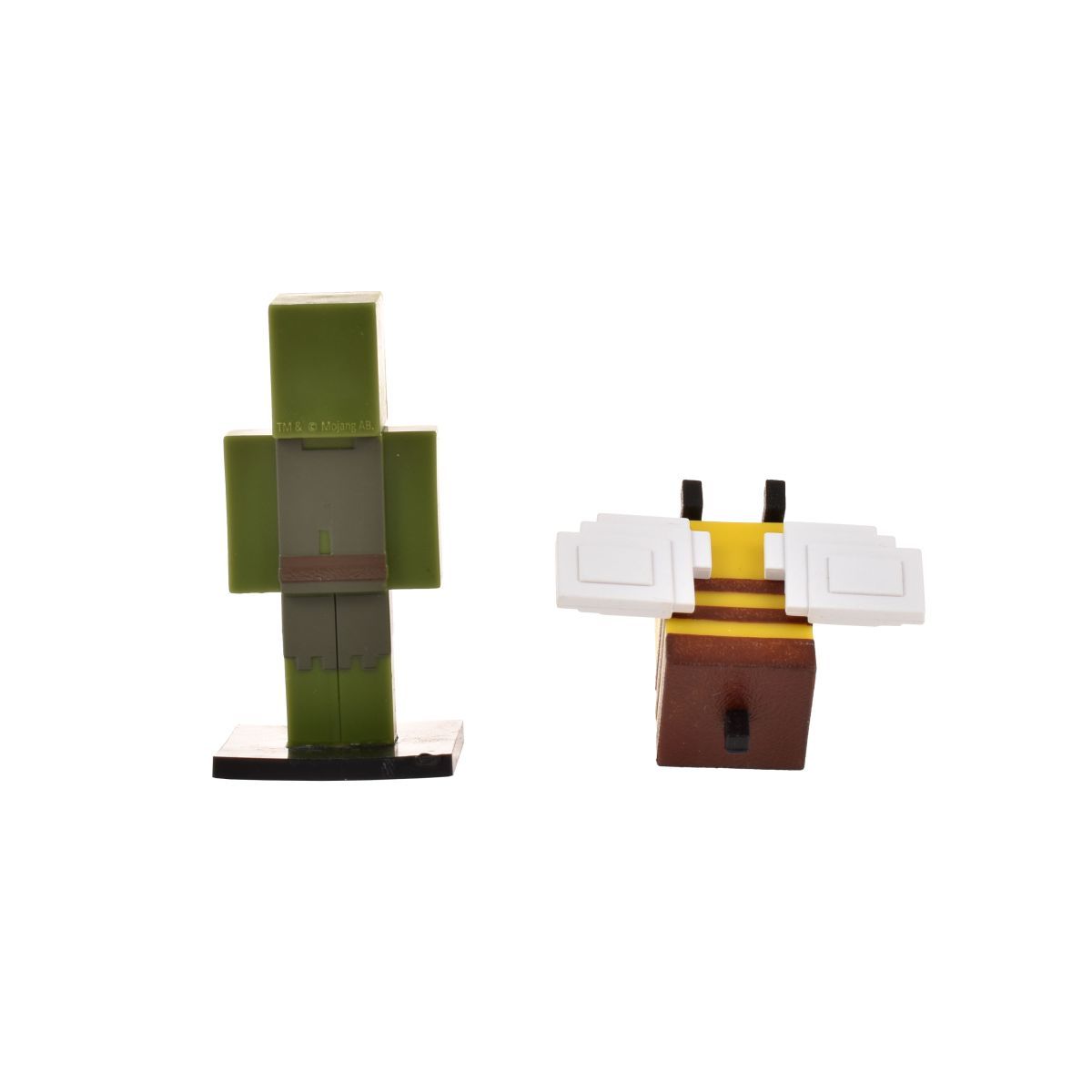 MINECRAFT - Set 2 Figuras 6 Cms Toppeez Minecraft - Aldeano Zombie