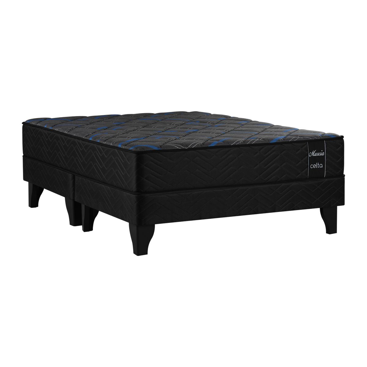 CELTA - Cama Europea Pocket Plus Murcia 2 plazas x 2 mt Base Dividida