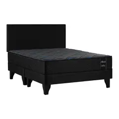 CELTA - Cama Europea Pocket Plus Murcia 2 plazas x 2 mt Base Dividida + Respaldo