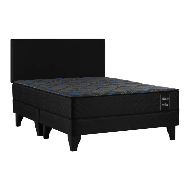 Cama Europea Pocket Plus Murcia King + Respaldo