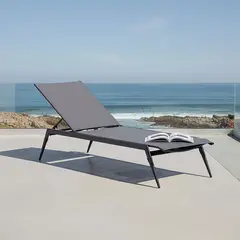 ROSEN - Reposera Dukat Aluminio Charcoal