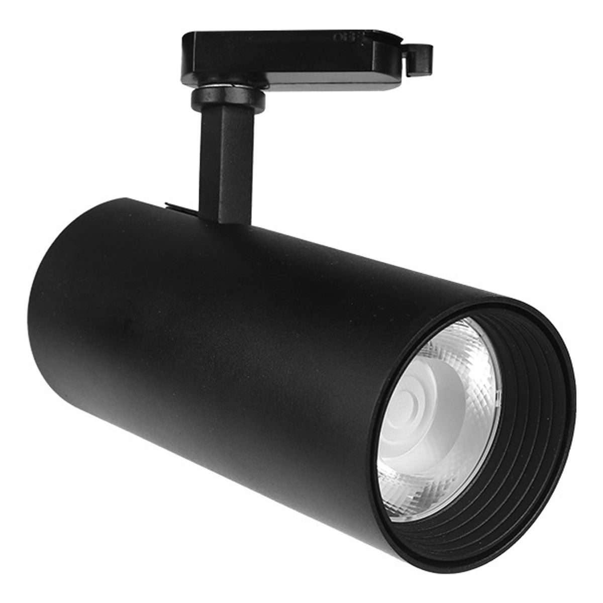 GENERICO - Foco Riel Trifásico Negro 20w 3000k Luz Cálida Profesional Negro Negro - 003401