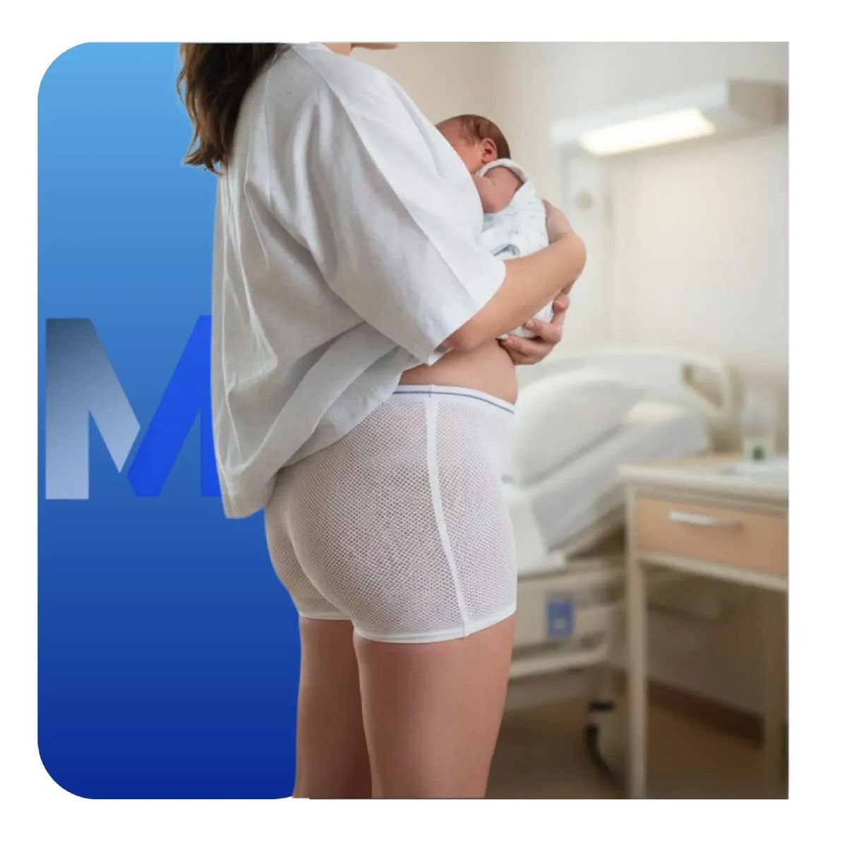 CRANBERRY - Calzon Clinico Desechable Cranberry Unidad Postoperatorio