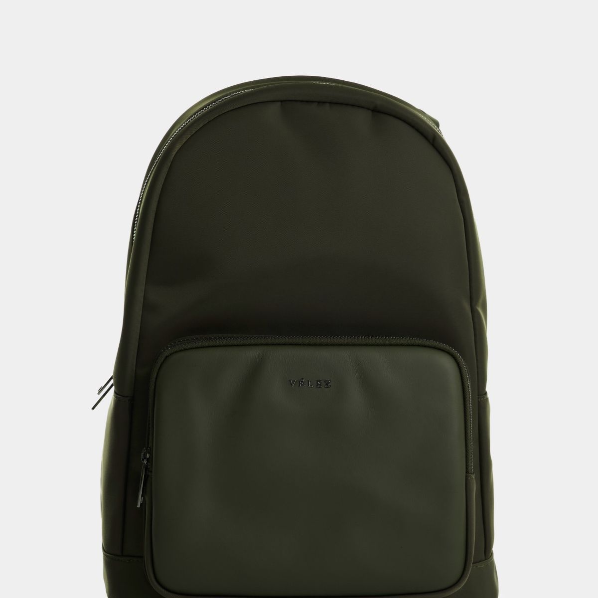 VELEZ - Vélez Mochila En Lona Y Cuero Hombre Astra Verde Oliva