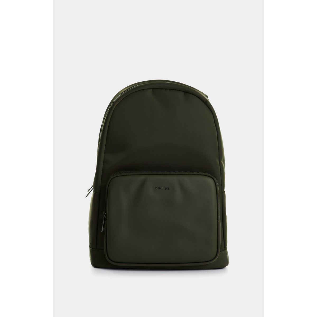 VELEZ - Vélez Mochila En Lona Y Cuero Hombre Astra Verde Oliva
