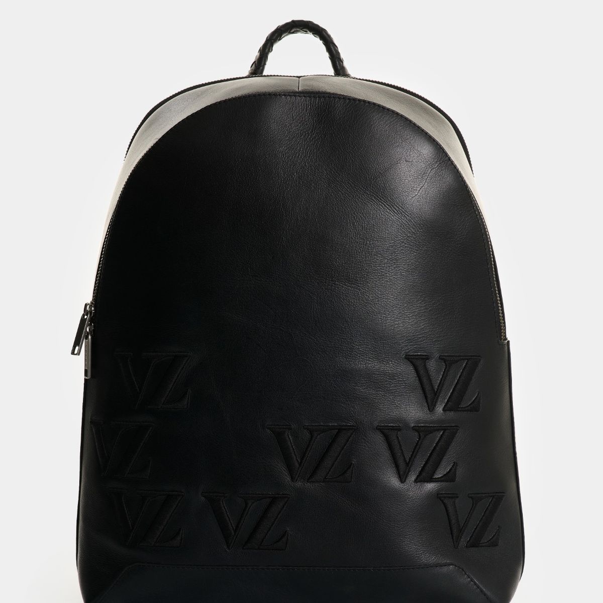 VELEZ - Vélez Mochila De Cuero Para Hombre Ocean Monogram Negro