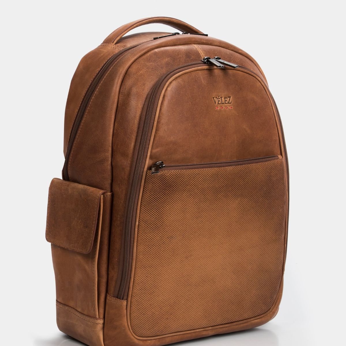 VELEZ - Vélez Mochila Tropical De Cuero Miel