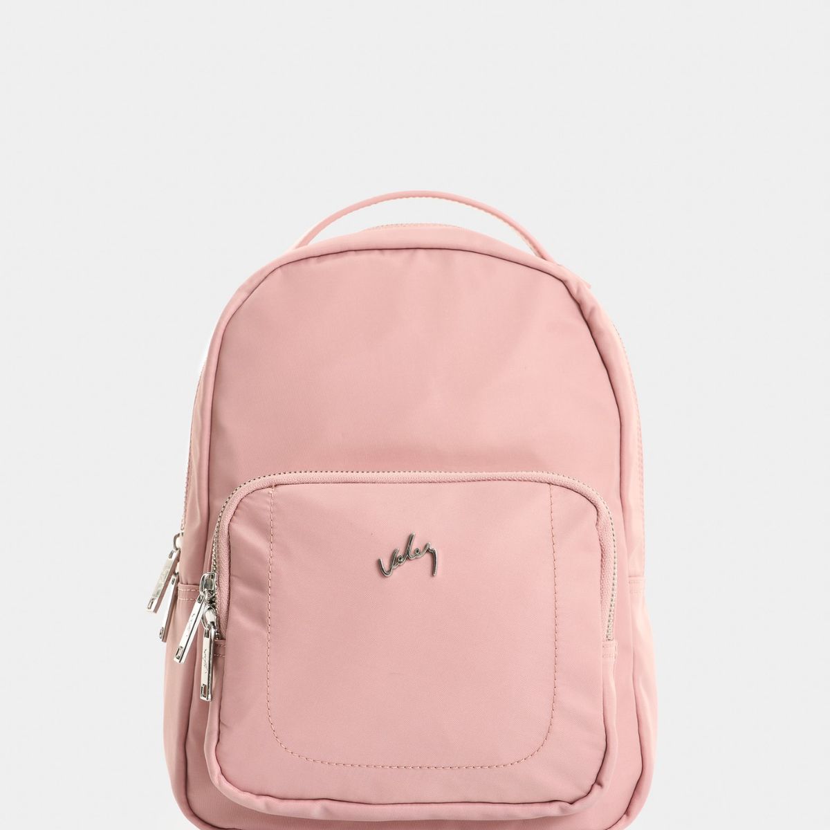 VELEZ - Vélez Mochila Púrpura Pequeño Lona Mujer Rosado
